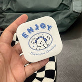 Trendy Cool Headset Puppy Colored Contact Lens Case - BEAUEYE (UK)